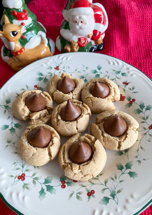 Almond Butter Blossom Thumbprint Cookies