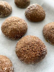 Gingerbread cookies are a must during the Christmas Season and this recipe delivers all the holiday feels! These cookies are made with healthier ingredients making them a more nourishing Christmas Cookie for your baking list this season!