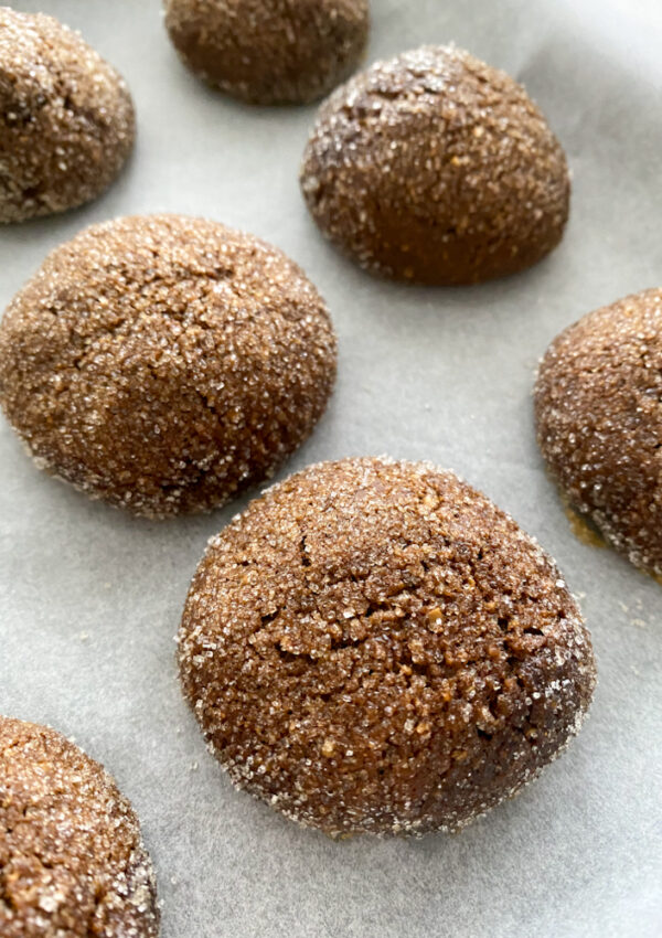 Gingerbread cookies are a must during the Christmas Season and this recipe delivers all the holiday feels! These cookies are made with healthier ingredients making them a more nourishing Christmas Cookie for your baking list this season!