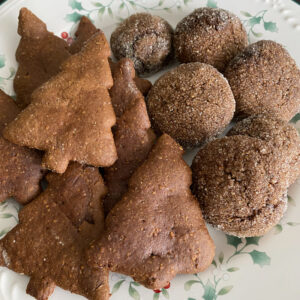 Gingerbread cookies are a must during the Christmas Season and this recipe delivers all the holiday feels! These cookies are made with healthier ingredients making them a more nourishing Christmas Cookie for your baking list this season!