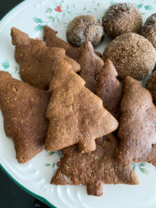 Gingerbread cookies are a must during the Christmas Season and this recipe delivers all the holiday feels! These cookies are made with healthier ingredients making them a more nourishing Christmas Cookie for your baking list this season!