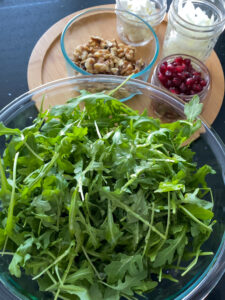 This Winter Salad is full of flavors such as goat cheese and pomegranate to combine for a delicious meal or side salad! It can be easily customized with the ingredients you have on hand and based on your liking.