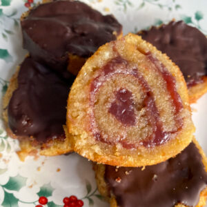 These Almond Swirl Cookies are similar to Italian try-color cookies, but swirled and made without any artificial colors. They are full of flavor, use some healthier ingredients, and taste delicious!