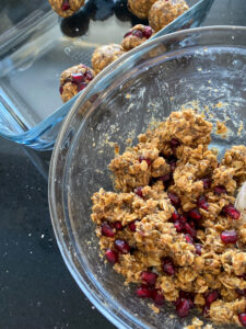 These Pomegranate Energy Balls are full of protein, nutrient-dense ingredients, and are bursting with sweet flavors. This is a super easy, no-bake, meal prep recipe to add to your lineup!