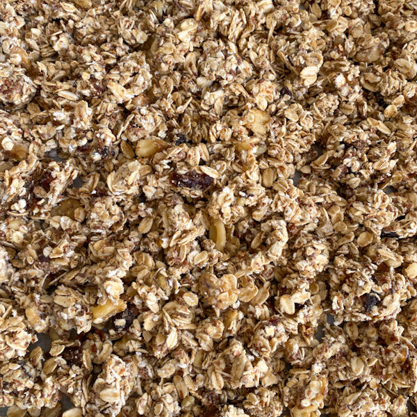 Sourdough Discard Granola with Chopped Dates